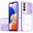 Чoхол до Samsung Galaxy A14 4G/5G, Slide Camera, фіолетовий
