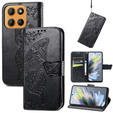 Чохол-книжка для Motorola Moto G15 / Motorola Moto G15 Power, Butterfly, чорний