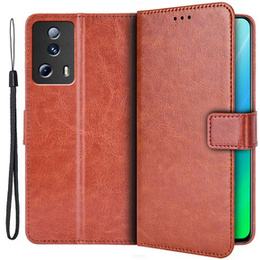 Футляр з клапаном для Xiaomi 13 Lite, Crazy Horse Wallet, коричневий