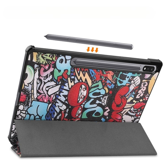 Чохол для Samsung Galaxy Tab S9 Plus, Smartcase, graffiti