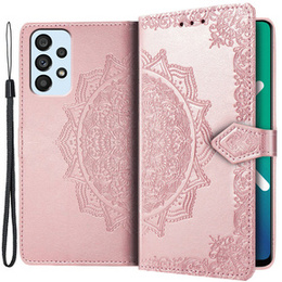 Чохол-книжка для Samsung Galaxy A53 5G, Mandala Flower, рожевий
