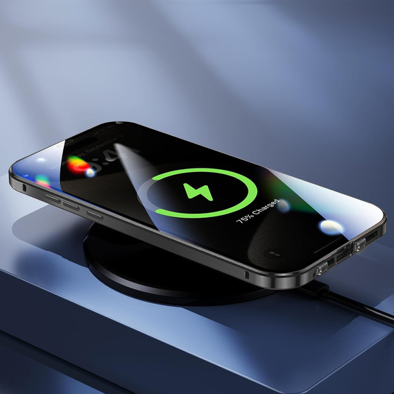 Магнітний чохол Dual Glass MagSafe для iPhone 16, чорний