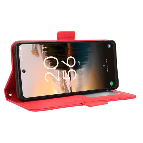Откидной чехол для TCL 40 NxtPaper, Card Slot, красный