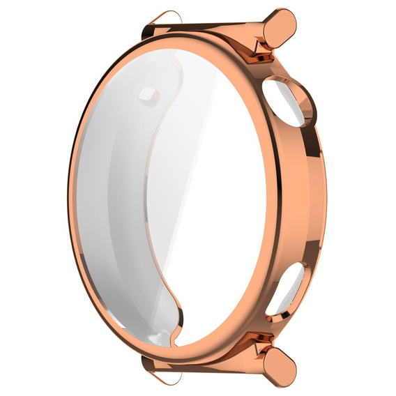 Чохол 2в1 з захисним екраном для Huawei Watch GT 5 Pro 42mm, рожевий rose gold