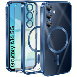 Чохол для Samsung Galaxy A16, Electro MagSafe, м'яти + Скло на екран