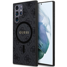 Чехол GUESS до Samsung Galaxy S24 Ultra, 4G Ring Classic Logo, серый
