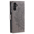 Откидной чехол для Samsung Galaxy A55 5G, Mandala Flower, зелёный
