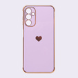 Чехол до Samsung Galaxy A14 4G/5G, Electro heart, фиолетовый