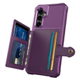 Чехол для Samsung Galaxy S23 FE, Card Holder Kickstand, фиолетовый