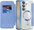 Чохол-книжка для Samsung Galaxy S25 FE, RFID Wallet MagSafe CamShield, м'яти