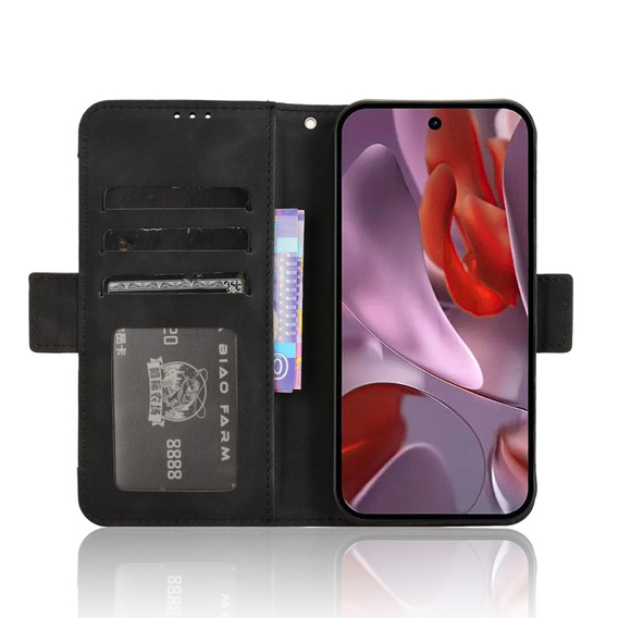 Футляр з клапаном для Google Pixel 9A, Card Slot, чорний