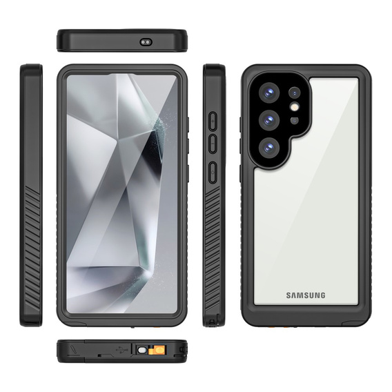 Водонепроникний чохол IP68 для Samsung Galaxy S25 Ultra, чорний