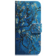 Чохол-книжка для Oppo A17, Wallet flowers, м'яти