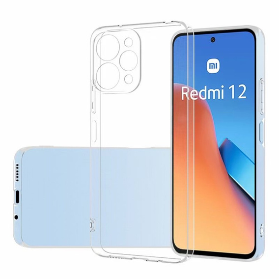 Тонкий чохол до Xiaomi Redmi 12 4G, Slim, прозорий