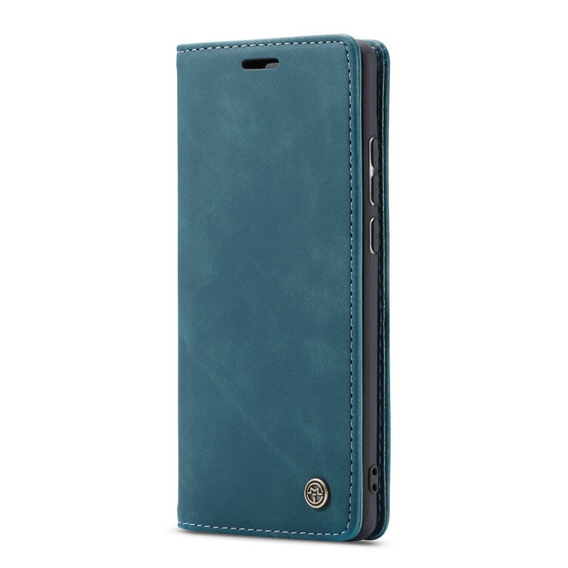 Чехол CASEME для Samsung Galaxy A70, Leather Wallet Case, синий