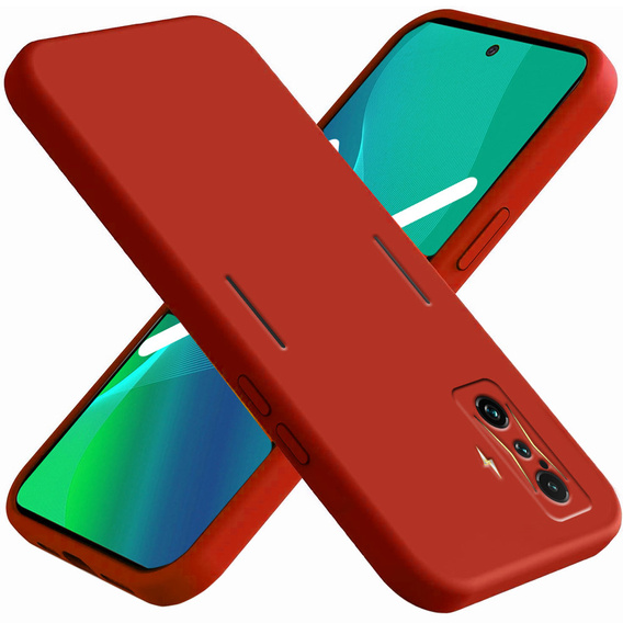 Чoхол до Xiaomi POCO F4 GT, Silicone Lite, червоний