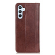 Флип-кейс для Samsung Galaxy S25 FE, Split Leather, коричневый