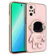 Чoхол до Xiaomi Redmi Note 10 Pro, Astronaut, рожевий rose gold