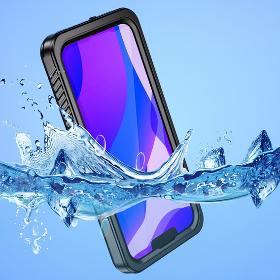 Водонепроницаемый чехол IP68 для iPhone 13, чёрный