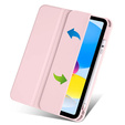 Чехол для iPad 10.9 2022 10 Gen, Smartcase Hybrid, с местом для стилуса, розовый