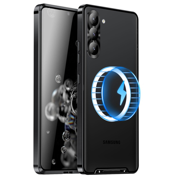 Захисний чохол для камери Samsung Galaxy S23, CamShield MagSafe, прозорий / чорний