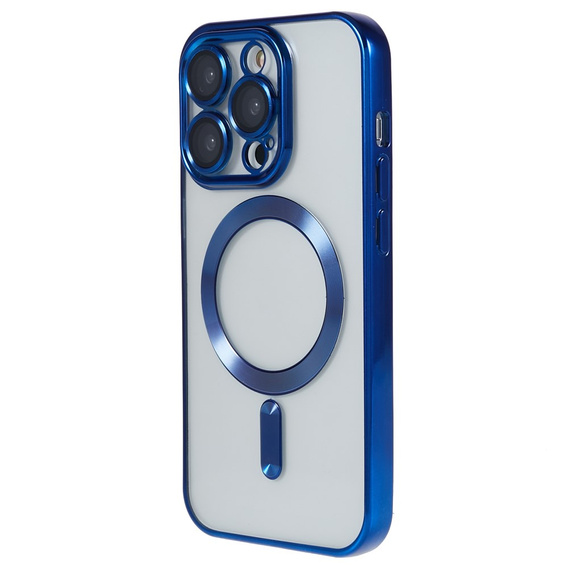 Чехол до iPhone 13 Pro, MagSafe Hybrid, синий