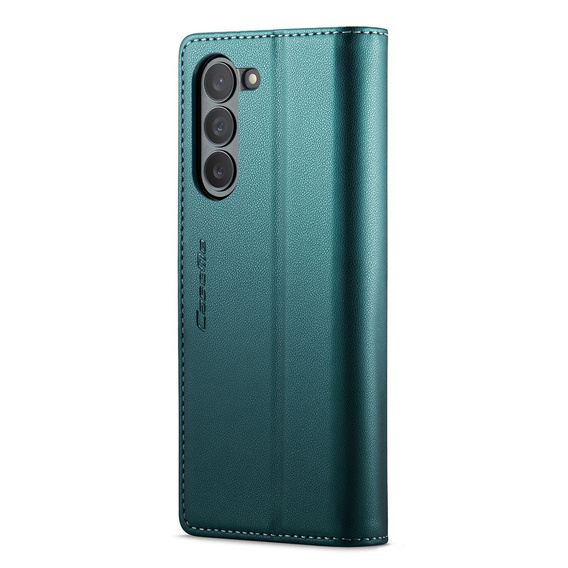 CASEME флип-кейс для Samsung Galaxy Z Fold6 5G, Litchi Wallet, зелёный