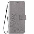 Чехол Wallet до Motorola Moto G31 / G41, Clover, Grey