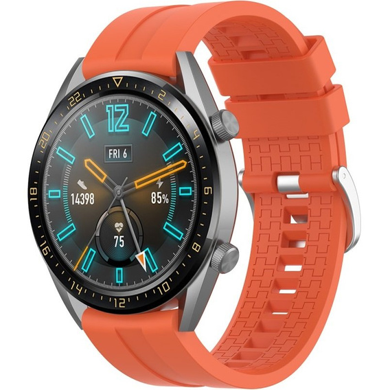 Силіконовий  ремінець для годинника Huawei Watch GT / Watch GT2, Orange