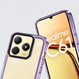 Чехол до Realme C61, Fusion Hybrid, прозрачный / фиолетовый
