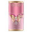 Откидной чехол для Xiaomi Redmi Note 12 4G, Wallet Butterfly, розовый