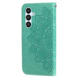 Откидной чехол для Samsung Galaxy A54 5G, Mandala Flower, зелёный