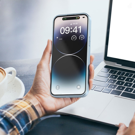 Чехол R-JUST SJ55 для iPhone 14 Pro Max, бронированный, для MagSafe, синий