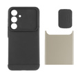 Чoхол до Samsung Galaxy S24, ERBORD CamProtect Slide Camera, золотий