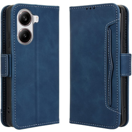 Футляр з клапаном для Xiaomi Poco X7 Pro 5G, Card Slot, темно-синій