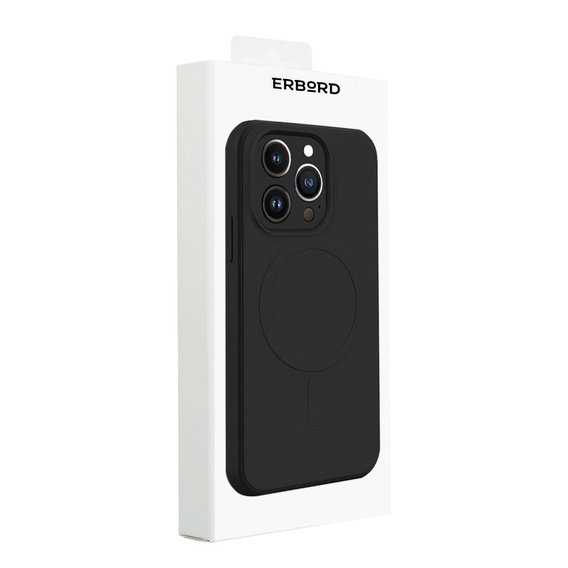 Чехол Silicone до iPhone 13 Pro Max, MagSafe, Black