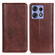 Флип-кейс для Motorola Edge 50 Pro, Split Leather, коричневый