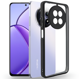 Чехол для Realme 12, Fusion Hybrid, с защитой камеры, прозрачный / черный