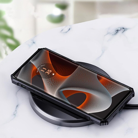 Чехол до Motorola Edge 50 Pro, AntiDrop Hybrid, чёрный