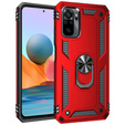 Броньований Чoхол до Xiaomi Redmi Note 10 / 10S, Nox Case Ring, червоний