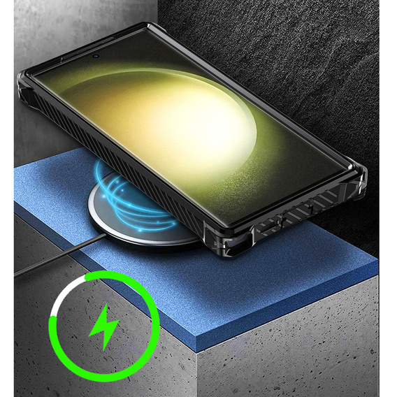 Чoхол до Samsung Galaxy S23 Ultra, Heavy Duty Ring Belt Clip, чорний