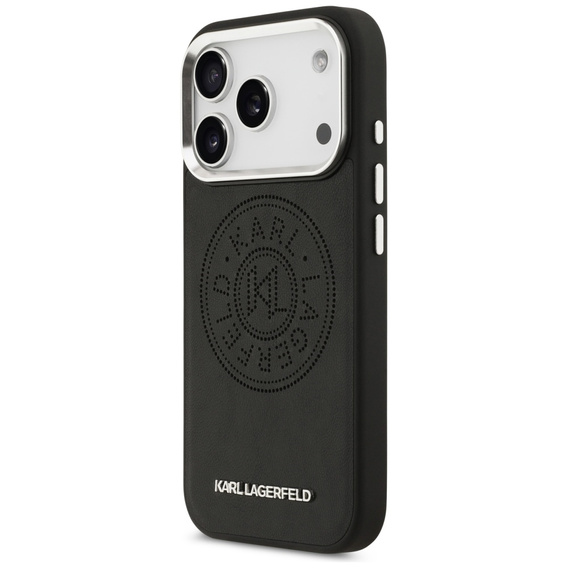 Чехол Karl Lagerfeld Point & Metal Logo MagSafe для iPhone 17 Pro Max