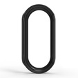 Чехол 2 в 1 + закаленное стекло для Xiaomi Smart Band 10 / 9 / 8, чёрный