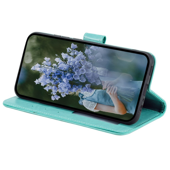 Откидной чехол для Xiaomi Redmi Note 12 4G, Mandala, зелёный
