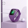 Ремень + чехол Suritch для Apple Watch 4/5/6/7/8/SE 44/45mm, фиолетовый