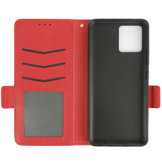Чохол-книжка для Motorola Moto G72, Wallet Thin Magnet, червоний