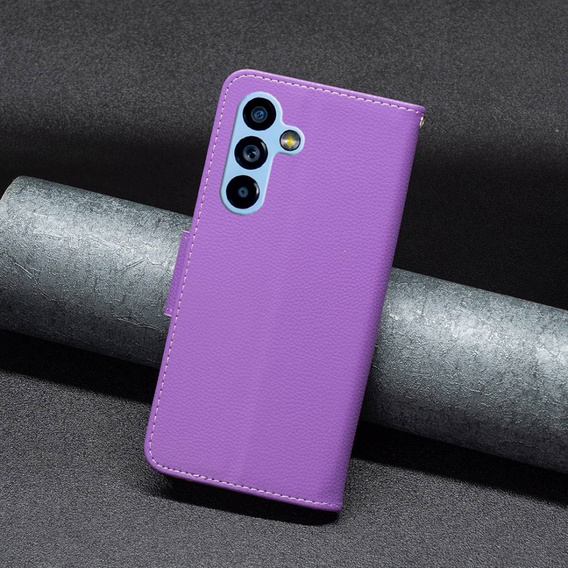 Откидной чехол для Samsung Galaxy A54 5G, Wallet Litchi Magnet, фиолетовый