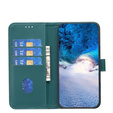 Чохол-сумка для Xiaomi Redmi Note 13 Pro 4G / Xiaomi Redmi Note 14S / Xiaomi Poco M6 Pro 4G, BINFEN Wallet, зелений