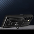 Броньований чохол для Samsung Galaxy S24, Camera Slide Card Slot, чорний