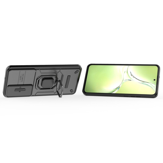Чохол для OnePlus Nord CE4 Lite, KickStand Camera Lens, чорний